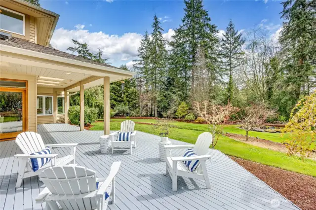 Enjoy your expansive backyard oasis year-round