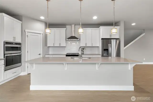 Another look at the well designed kitchen space.