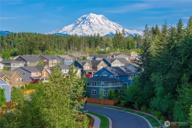 Tehaleh has the best mountain views from all around the neighborhood.