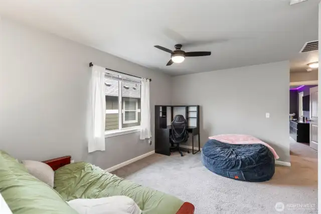 Upstairs loft area