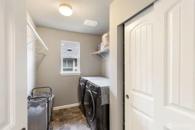 Upstairs laundry room