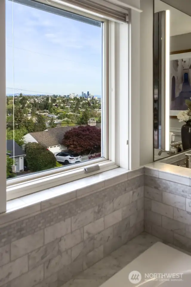Soak your troubles away after a hectic day while taking in the views and breathe easy.