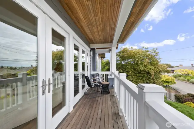 The east-facing front view deck is the perfect spot to relax with morning coffee while the city comes to life around you.