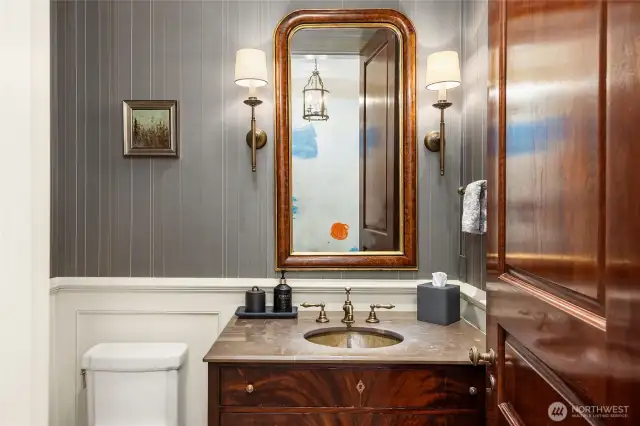 Main floor powder room.