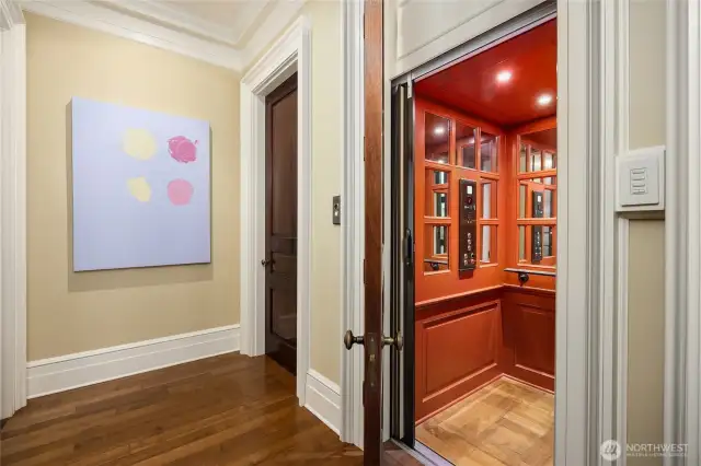 Elevator goes to all floors, even if you don't need for mobility issues it is great for bringing suitcases down to the car and Costco supplies to the kitchen!