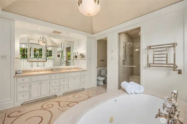 Master bathroom.