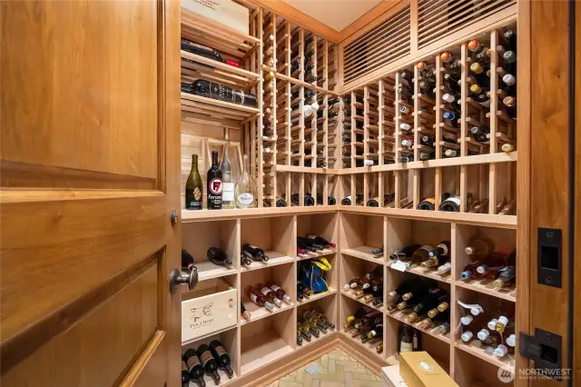 Wine celler in the rec-room.