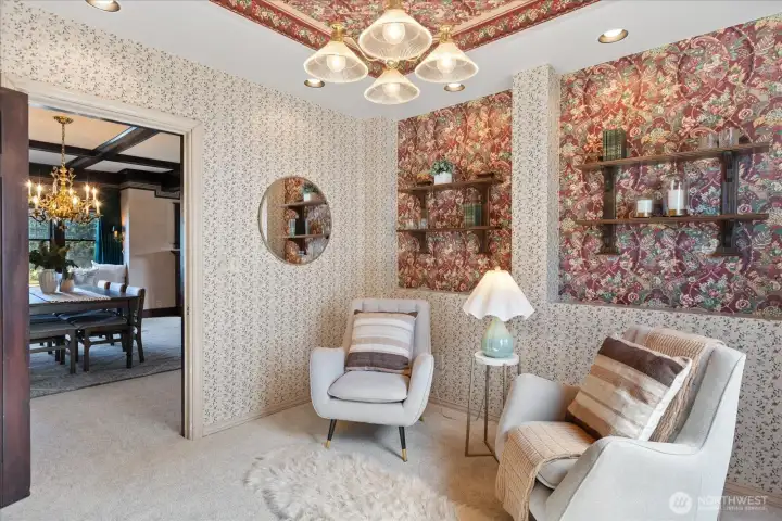 Parlor room off the dining area you can use as an office, sitting room, or anything else!