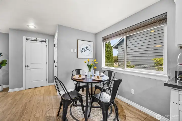 Updated windows let in plenty of natural light.