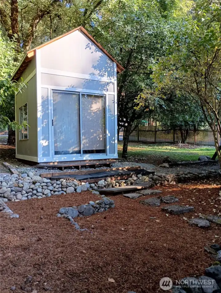 Large shed with loft.