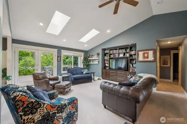 From the Living Room you can walk out to view your beautiful back yard.