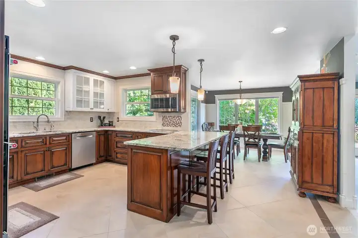 The tile work in this home is amazing.