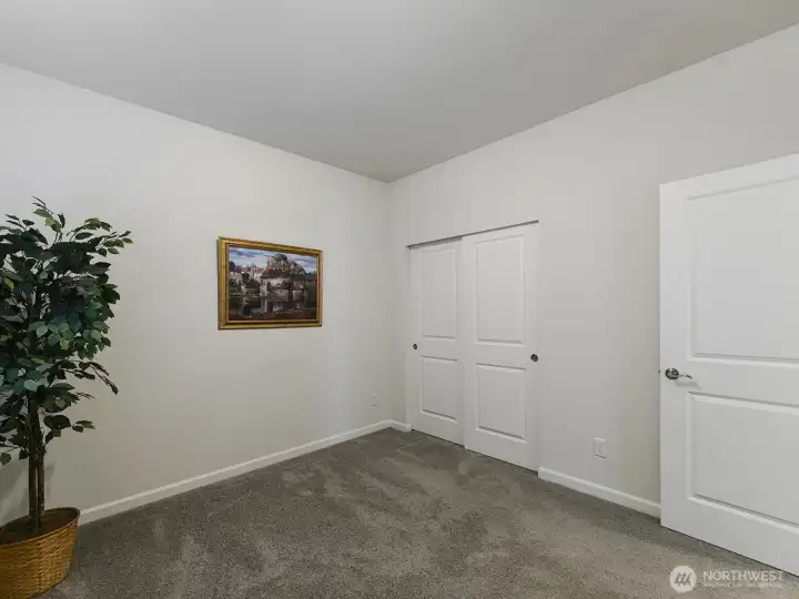 White pane doors/  Like new carpets.