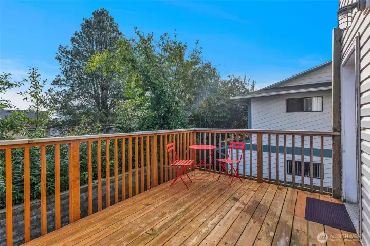 This is the large deck for this unit