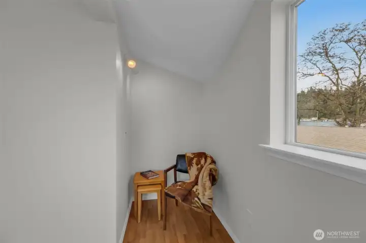 Small nook in the primary bedroom.
