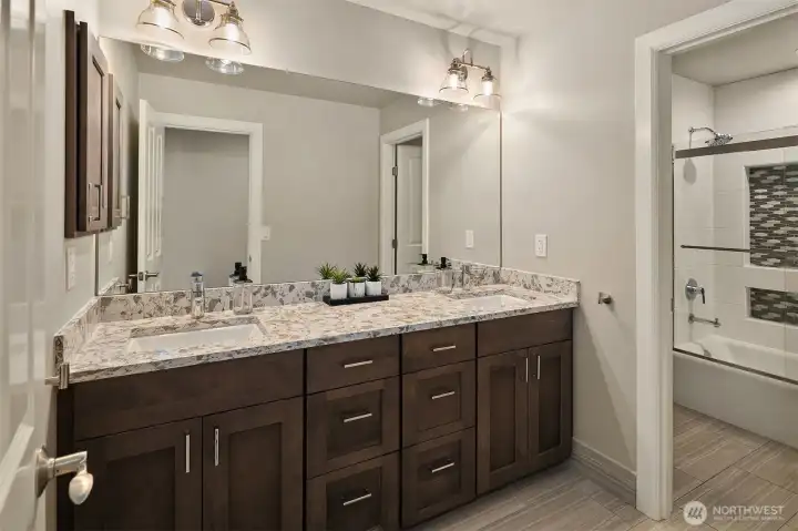 Main Bath with double sinks