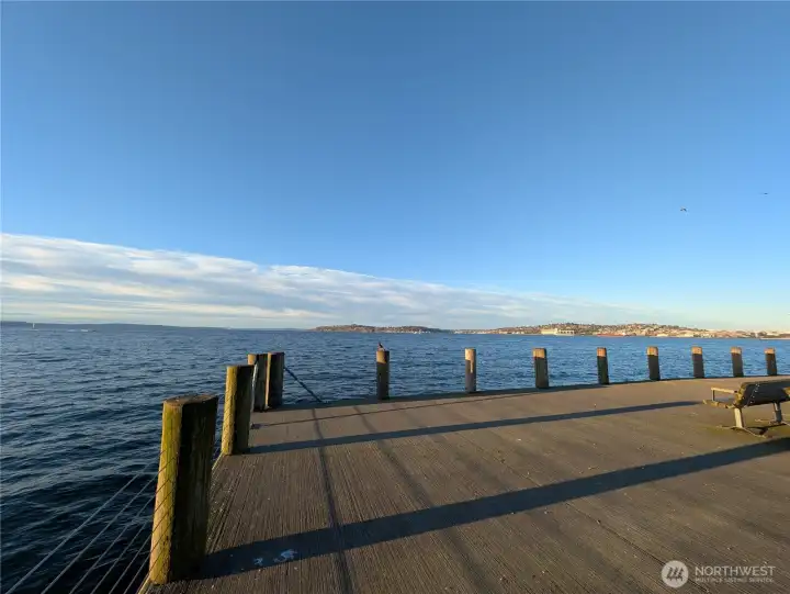 Luna Park dock looking at Discovery Park & Magnolia...