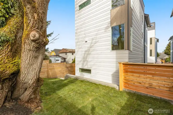 Offering a rare amount of greenspace, perfect for pets, play, or just relaxing and enjoying the outdoors without leaving home.