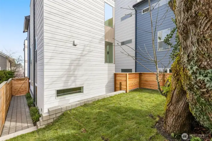 Walk way presents more gardening space