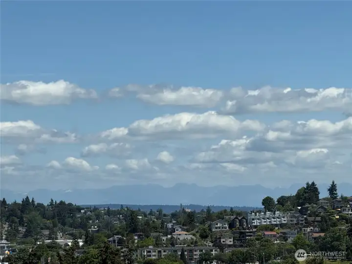 More views over Queen Anne to the Cascades beyond!