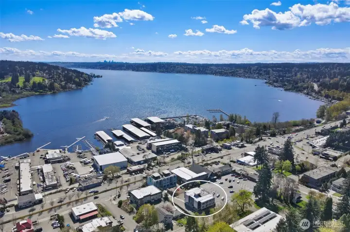 Watch the seaplanes take off from Kenmore air--or better yet pack a suitcase, cross the street, and hop a flight to the San Juan Islands or other great destinations they fly to!