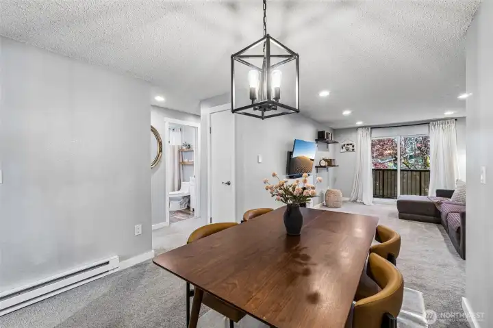 New Lighting enhances the space