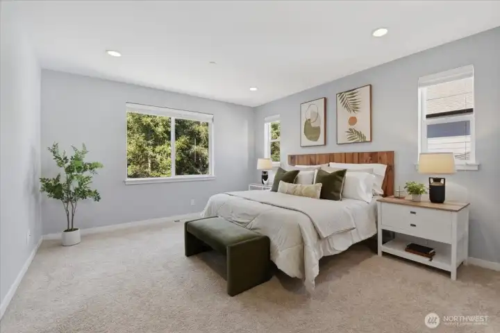 Primary Suite with dual closets