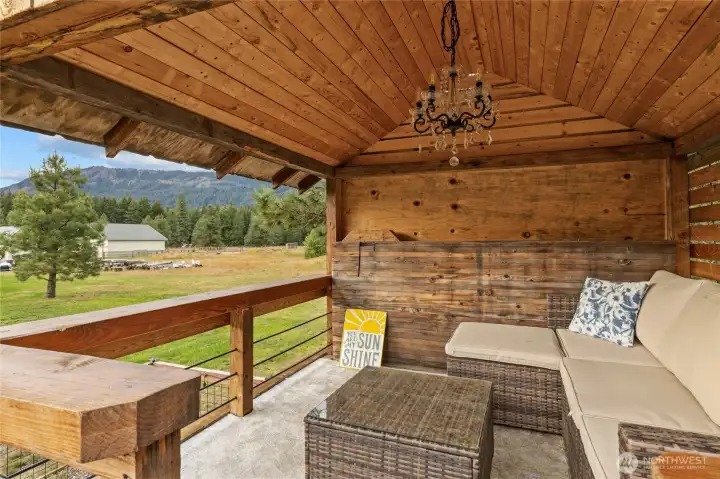 Elevated hangout space.