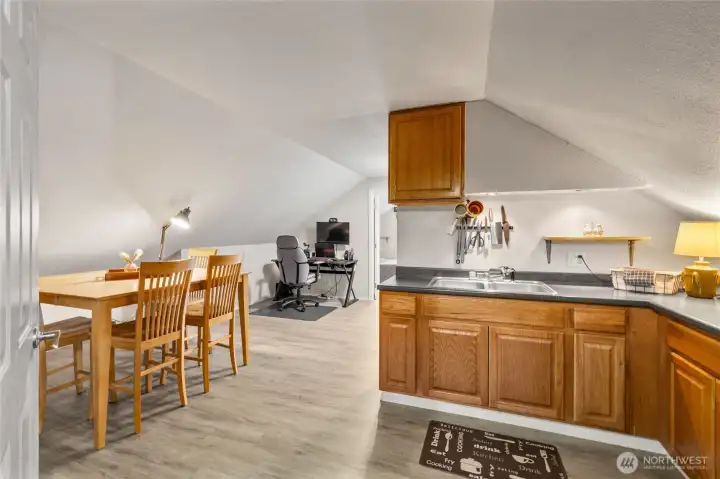 Bunkhouse living space.