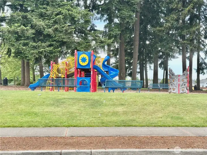Local play equipment.