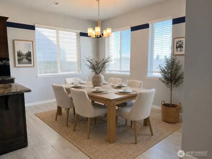 Inviting dining space with abundant natural light and room to gather