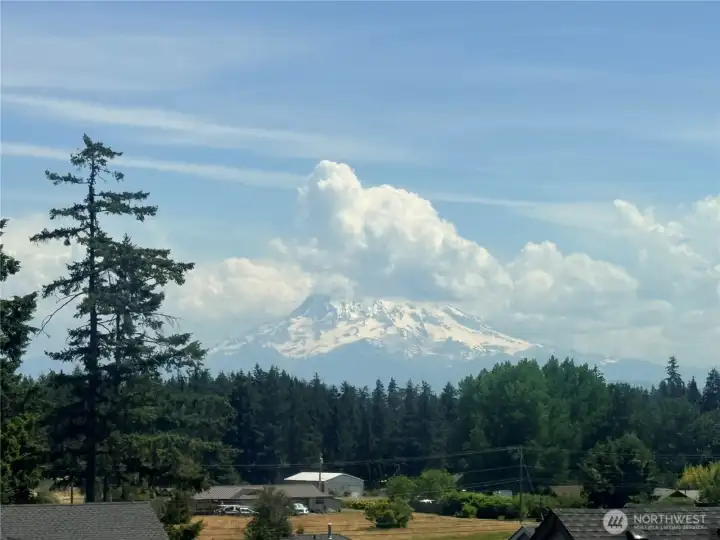 Beautiful Mount Rainier views from the second-floor third bedroom