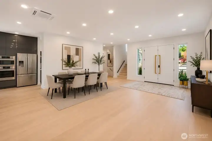 Virtually staged Great room view Virtually staged Great room view