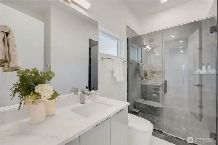 Main level 3/4 bath Main level 3/4 bath
