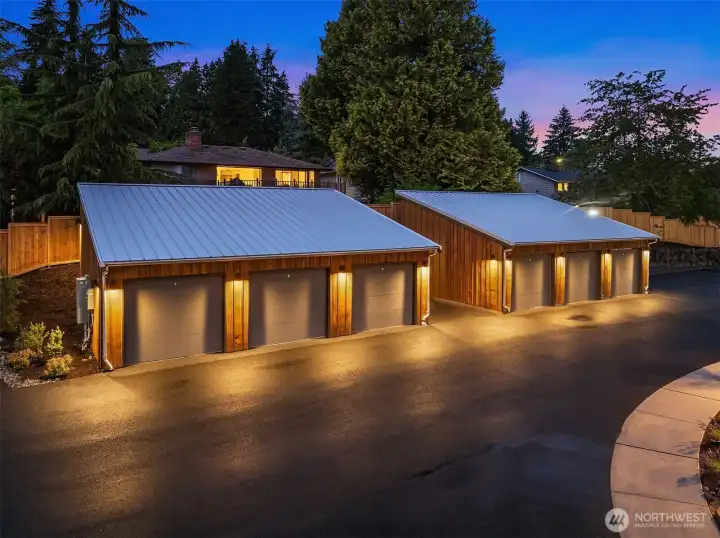 The home includes a fully secure, private single car garage just steps across the private drive from the home. The home includes a fully secure, private single car garage just steps across the private drive from the home.