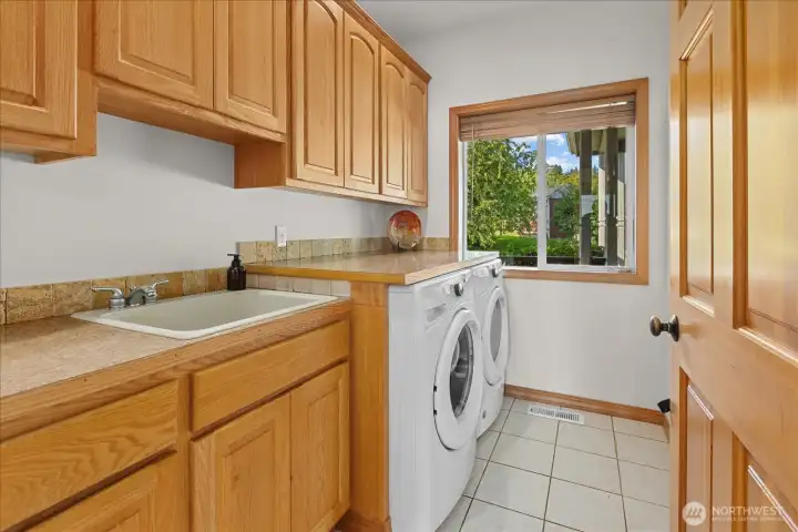 Laundry Room with utility sink Laundry Room with utility sink