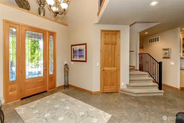 Large foyer opens to great room