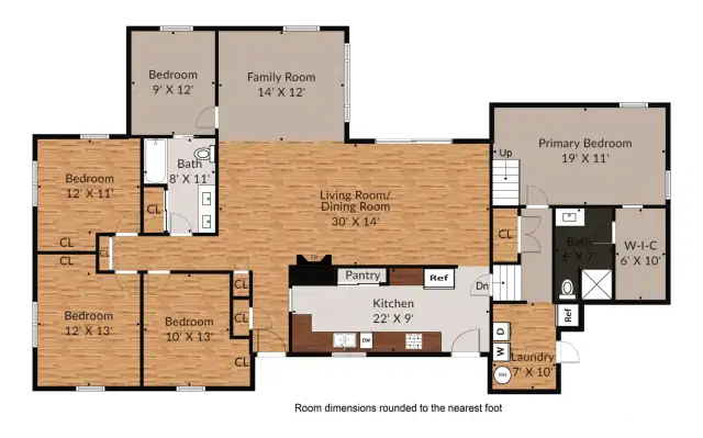 First floor diagram