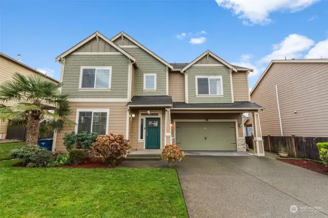 Large 2-car attached garage, plus 4-car parking in the driveway.