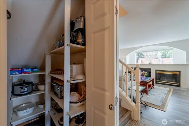 Conveniently located pantry offering ample storage space for all your essentials