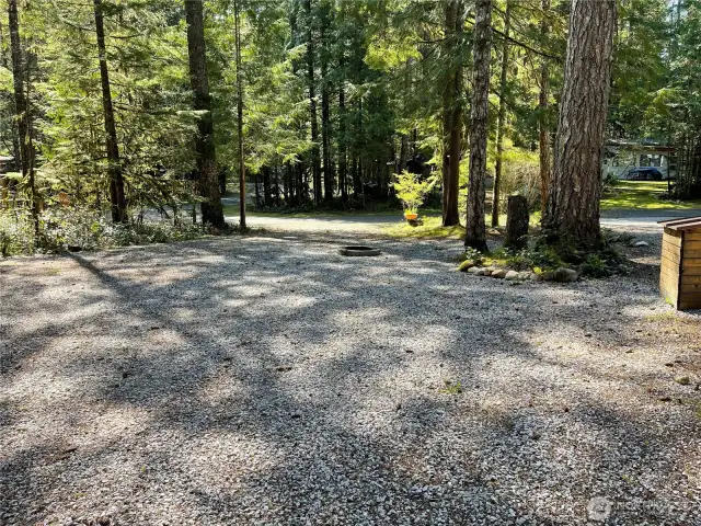 Looking at road from back of property
