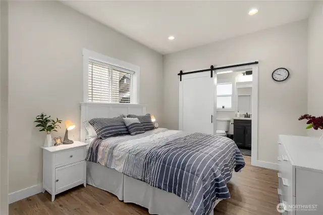 Main floor bedroom with en suite.