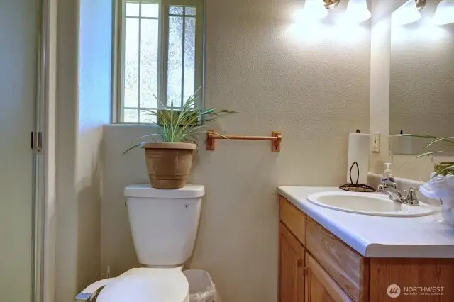 3/4 bath on lower level
