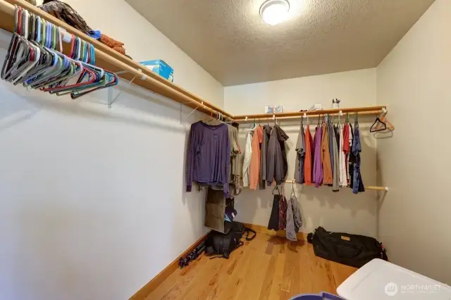 Primary walk in closet