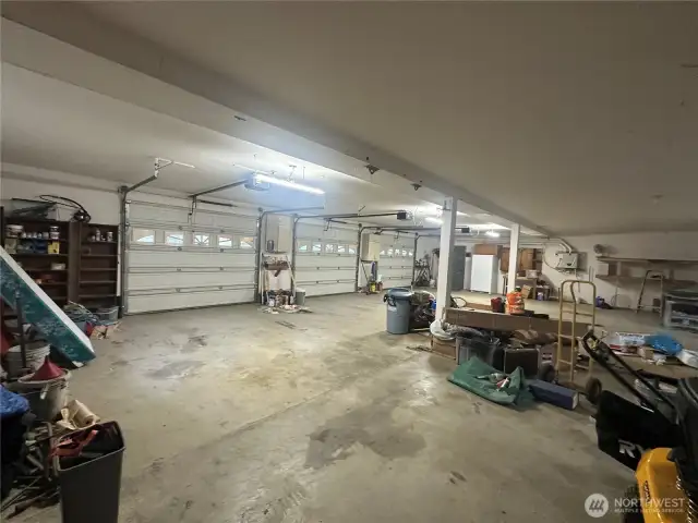 Three car garage