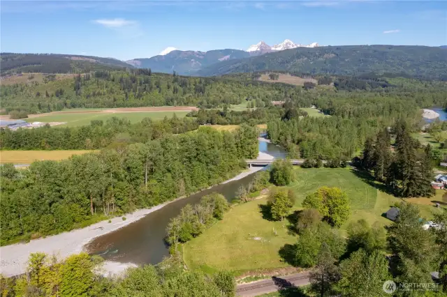 Nooksack river that is nearby.