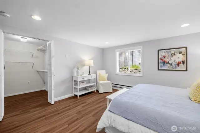 Primary with walk-in closet