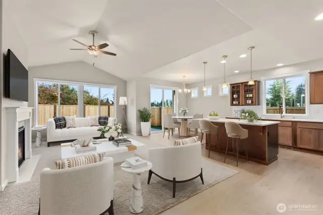 Home is under construction. Photos are of a previously built home from the same community with similar finishes that are virtually staged. Builder reserves the right to change features, plans, prices & specifications without notice. Features vary by plan. Buyer to verify square footage.