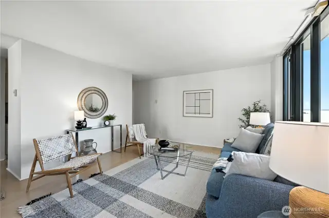 Another look at the gracious living room.