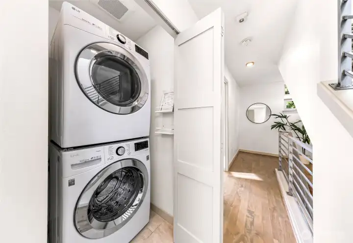 Easy access laundry!